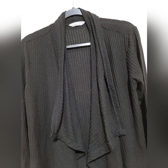 Harmony Balance Black Cardigan Sweater Sz Medium - Picture 4 of 7
